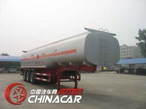 骏强 11.5米 33吨 3轴 腐蚀性物品罐式运输半挂车 jq9400gfw